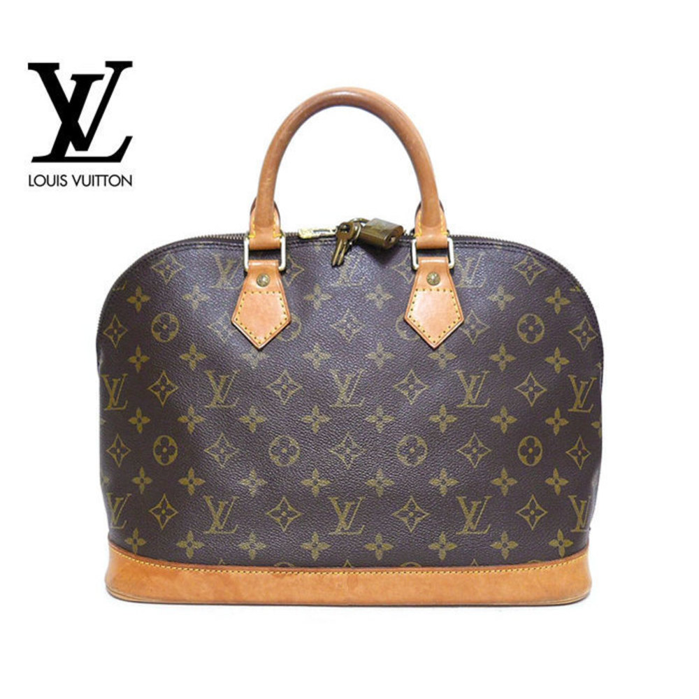 Louis Vuitton Monogram Alma Handbag with Padlock
